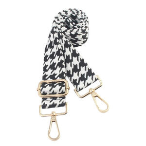 HOUNDSTOOTH Crossbody Purse Strap, replacement guitar strap,